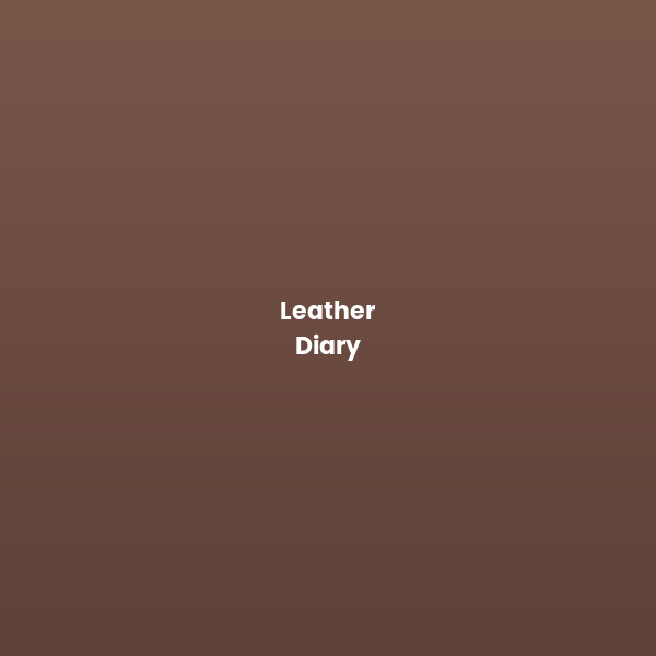 Premium Leather Diary A5